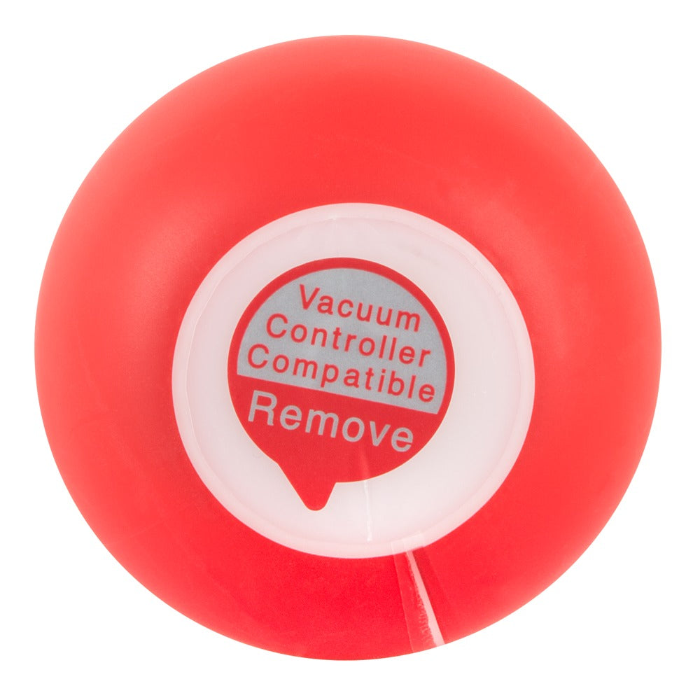 TENGA Original Vacuum Cup internal vacuum chamber detail in red