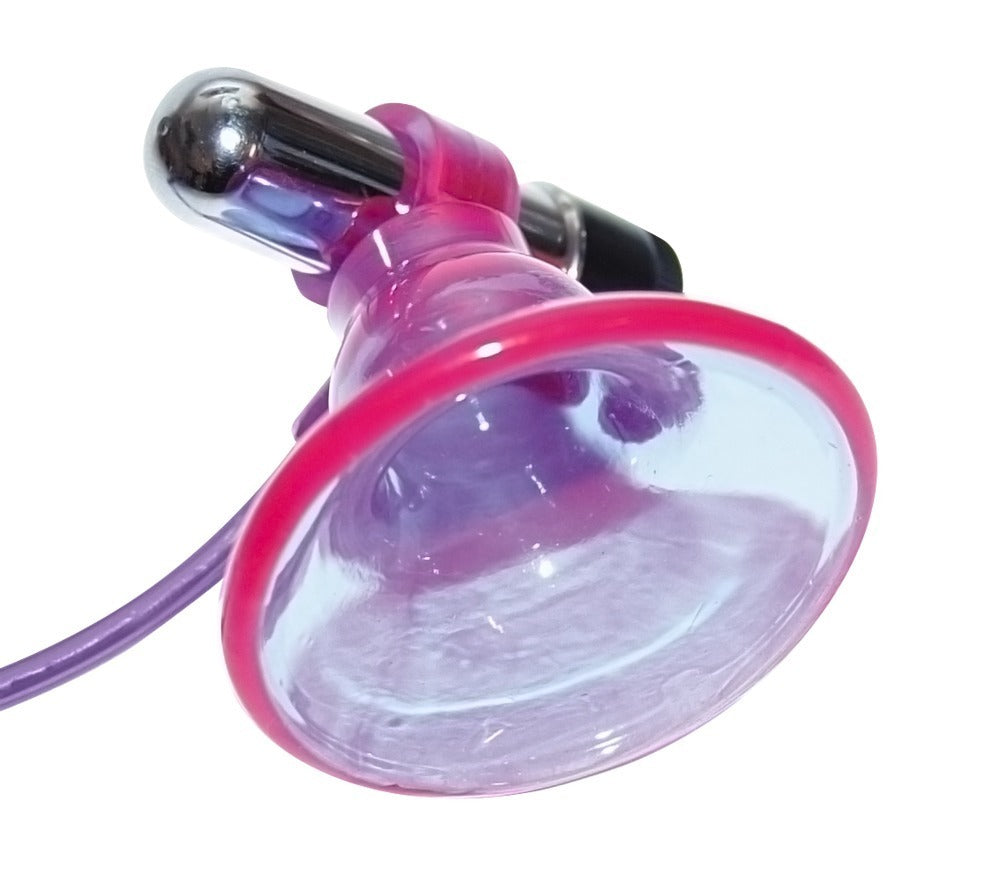 Ultraviolett nipple sucker product view showing dual-color design and clear chamber