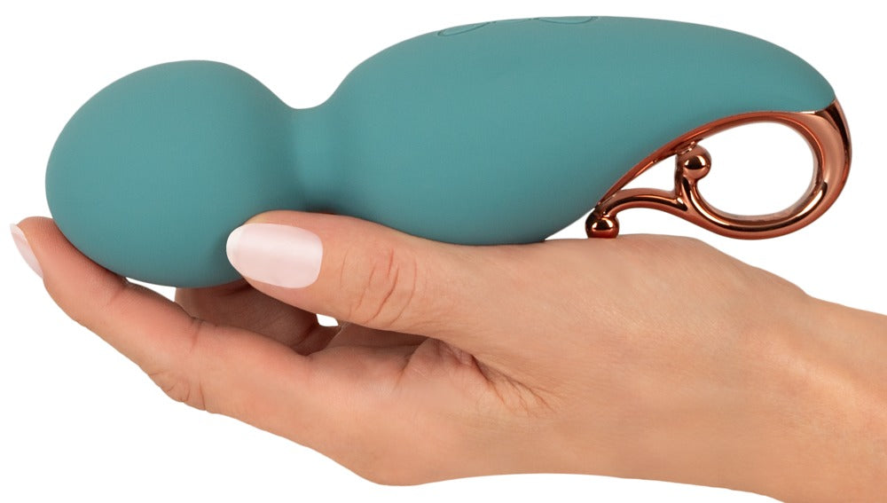 The Magician Wand intimate wellness device - close-up detail of ergonomic design"