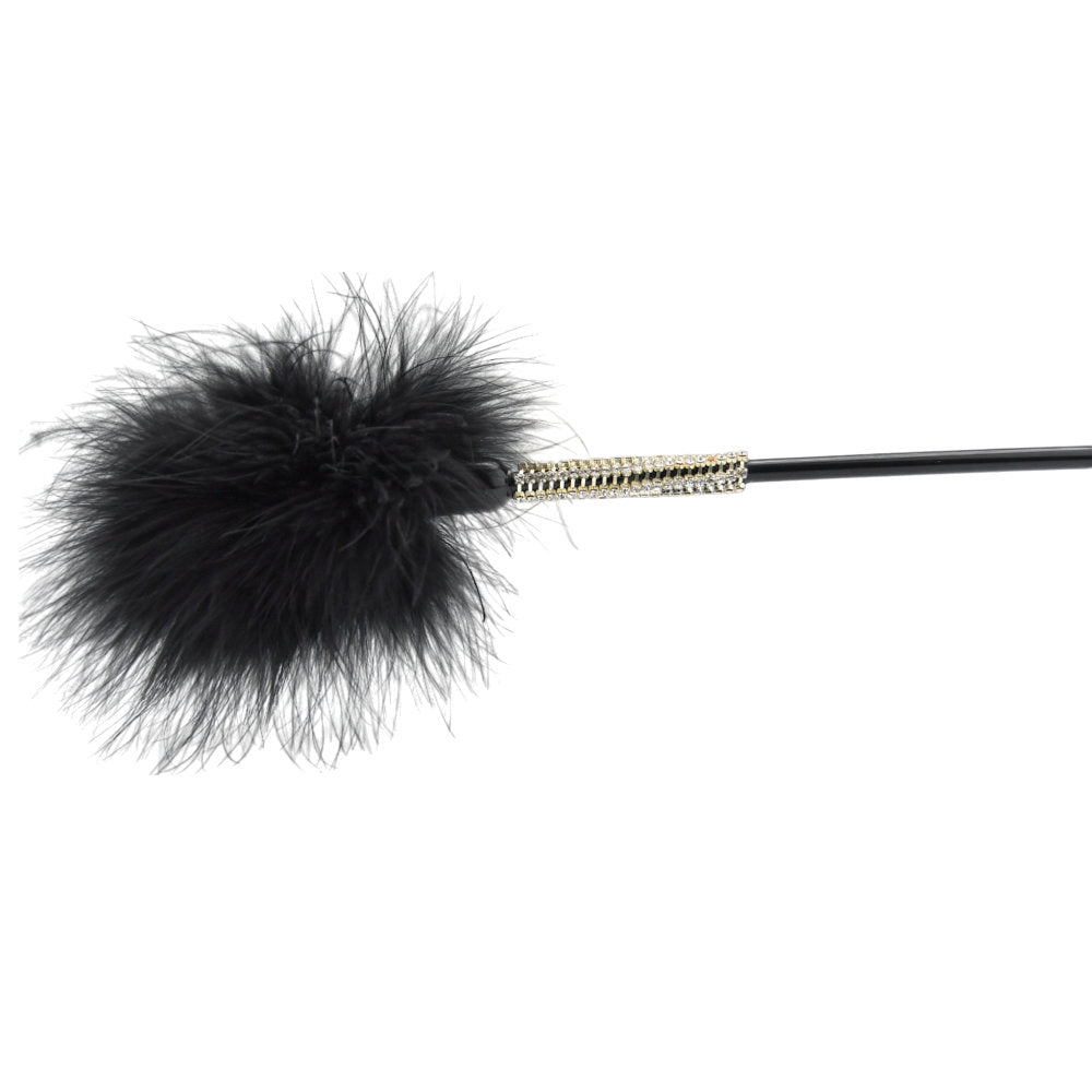 Bound to Please Silicone Heart Shaped Crop with Feather T... BDSM-väline