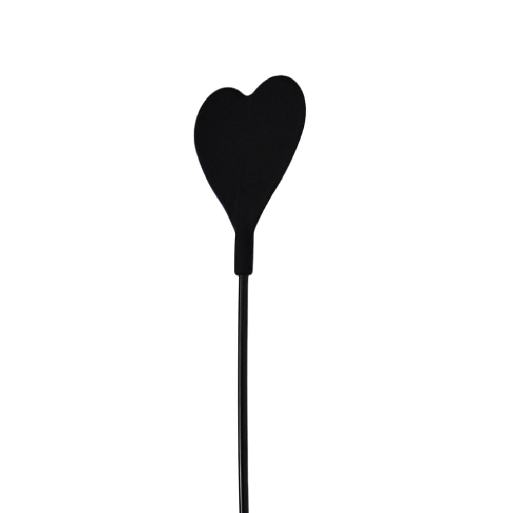Bound to Please Silicone Heart Shaped Crop with Feather T... BDSM-väline