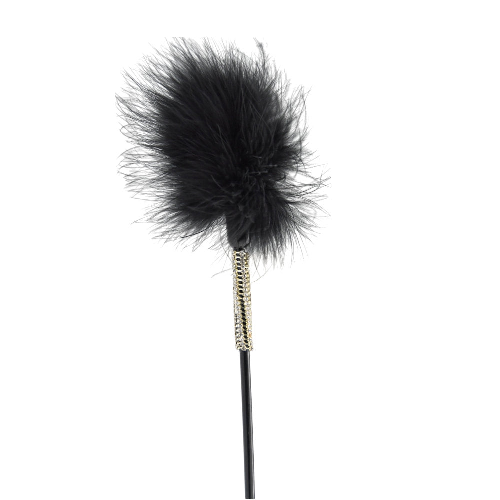 Bound to Please Silicone Heart Shaped Crop with Feather T... BDSM-väline