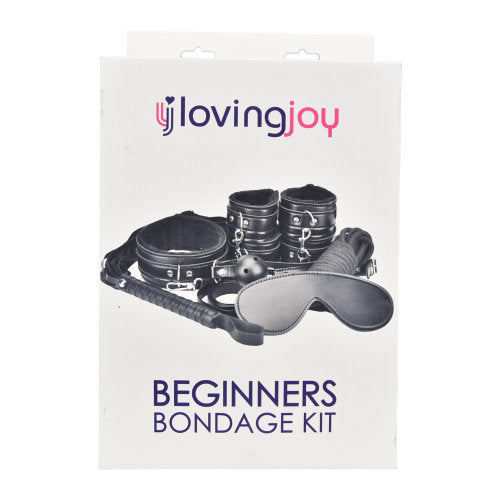 Loving Joy Beginner's Bondage Kit Black (8 Piece) intiimituotesetti