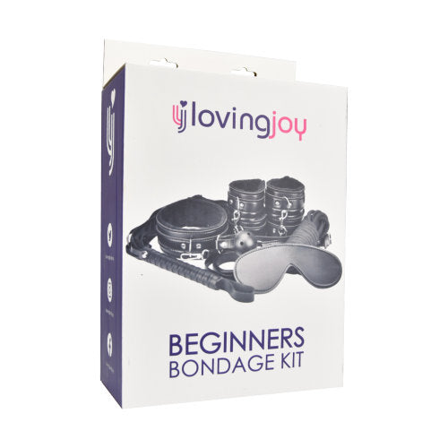 Loving Joy Beginner's Bondage Kit Black (8 Piece) intiimituotesetti