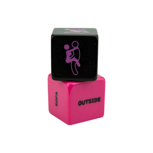 Intimi Loving Joy Sex Position Dice, fun game with colorful dice showing different intimate positions, for couples' playful moments.