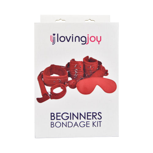 Loving Joy Beginner's Bondage Kit Red (8 Piece) - intimi
