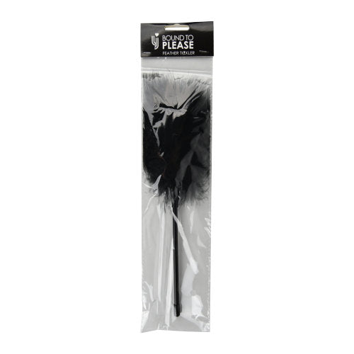 Bound to Please Feather Tickler Black - intimi