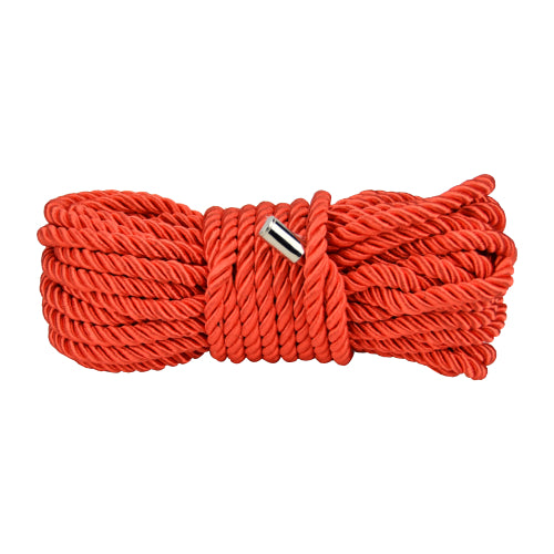Bound to Please Silky Bondage Rope 10m Red bondage-kahle