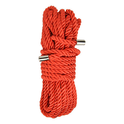 Bound to Please Silky Bondage Rope 10m Red bondage-kahle | intimi.fi