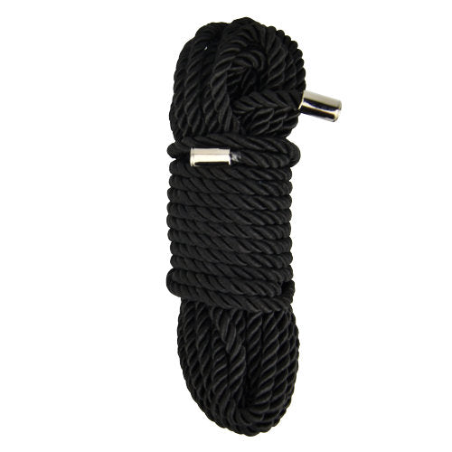 Bound to Please Silky Bondage Rope 10m Black bondage-kahle | intimi.fi