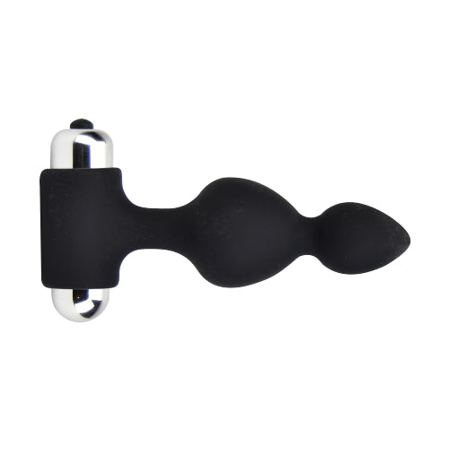 Loving Joy 10-function vibrating anal beads set with multiple beads and a control button, designed for anal stimulation.