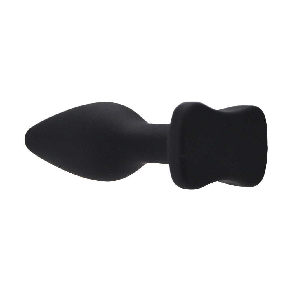 Loving Joy large silicone anal plug, smooth and tapered butt plug for comfortable insertion, in a vibrant color.
