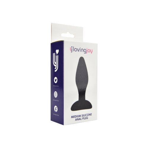 Loving Joy Silicone Anal Plug Medium - intimi