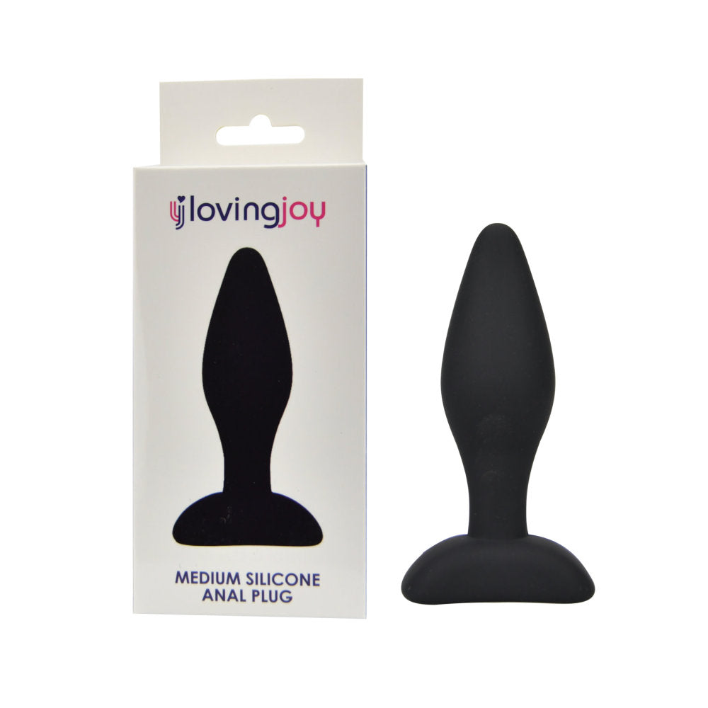 Loving Joy Silicone Anal Plug Medium - intimi