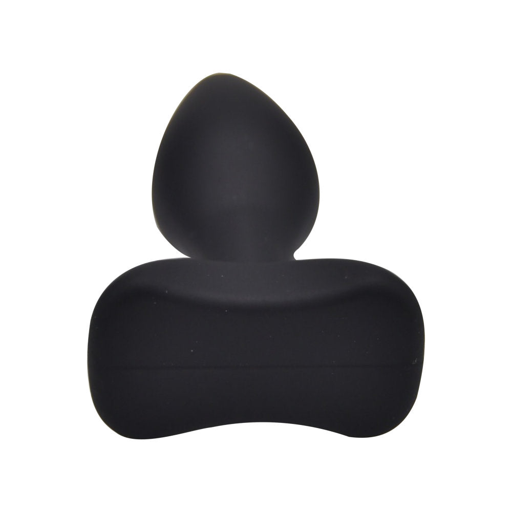 Loving Joy small silicone anal plug, a smooth, body-safe butt plug designed for comfortable anal pleasure, shown in black.