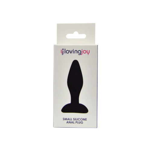 Loving Joy small silicone anal plug, a smooth, tapered butt plug designed for comfortable insertion and gentle pleasure.