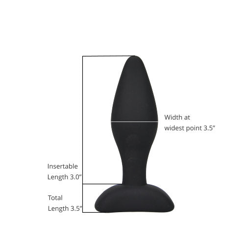 Loving Joy silicone anal plug small, a smooth, body-safe butt plug designed for comfort and pleasure.