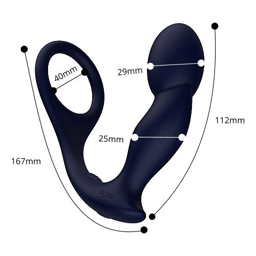 Rev-Pro Remote Controlled Silicone Prostate Massager eturauhasmassageri