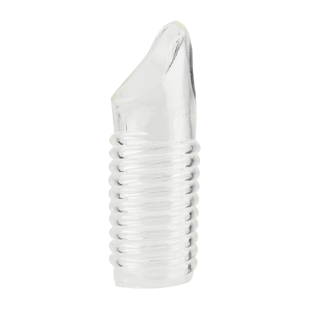 Rev Ribbed Penis Sleeve with Ball Loop featuring textured design for enhanced sensations and secure fit.