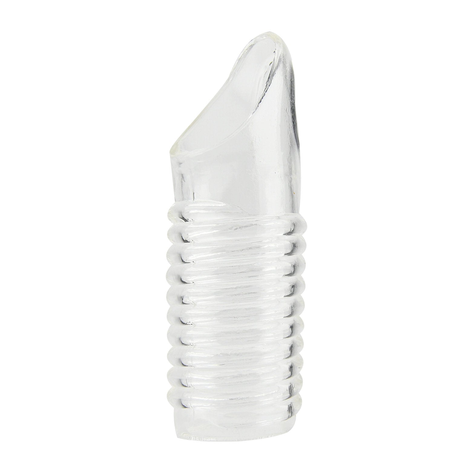 Rev Ribbed Penis Sleeve with Ball Loop featuring textured design for enhanced sensations and secure fit.