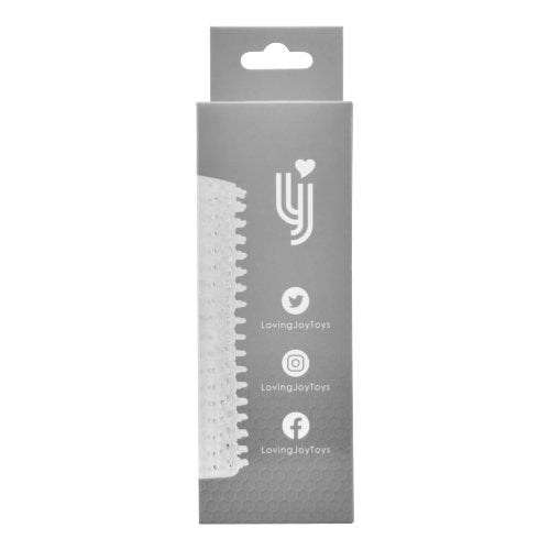 REV Rev-Sleeves Textured Stroker male masturbator with a soft, textured interior for enhanced pleasure, shown in package.