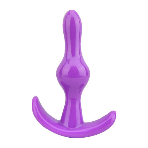 Purple Loving Joy butt plug made of smooth, body-safe material, designed for comfortable anal stimulation.