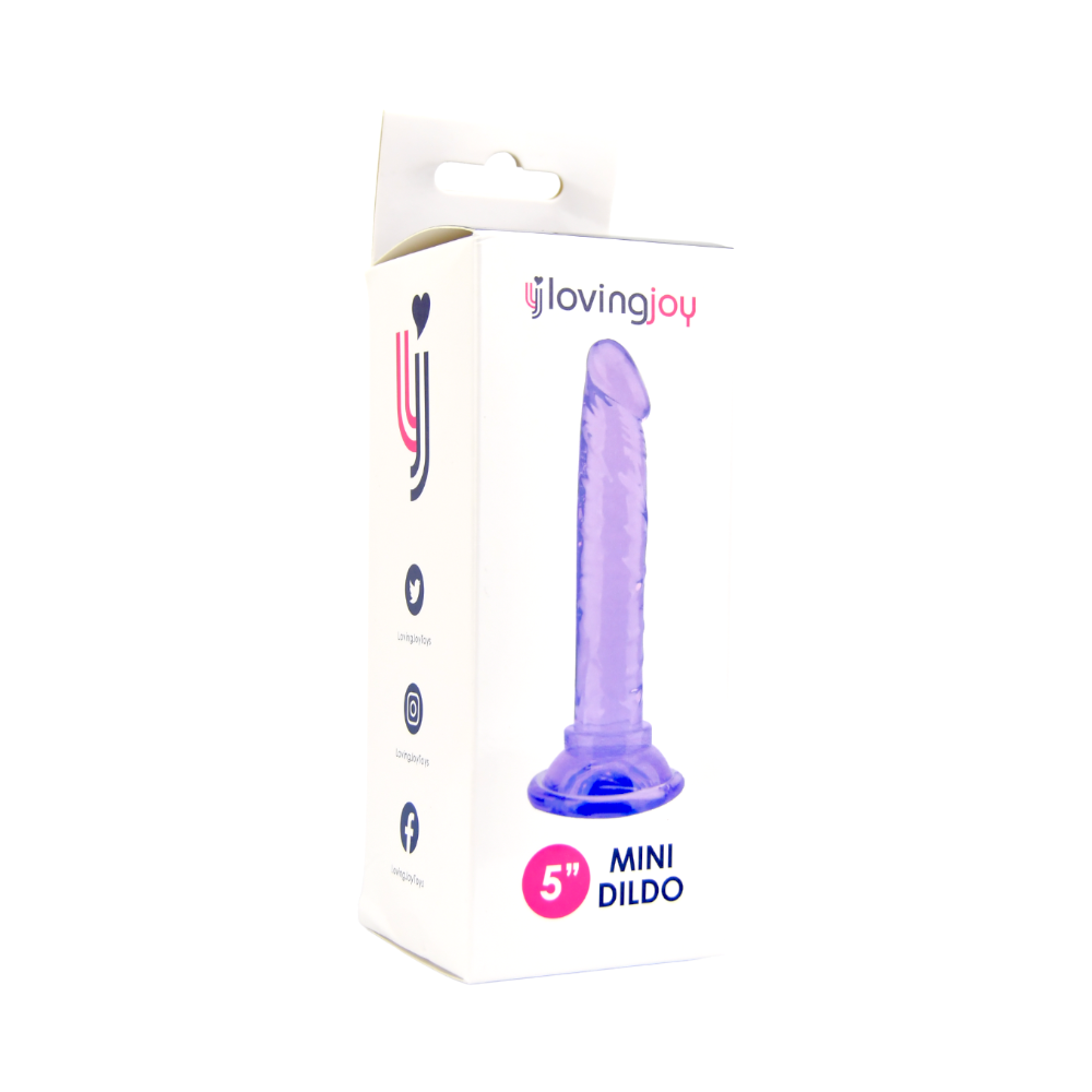 Loving Joy 5 Inch Beginners Dildo Purple dildo