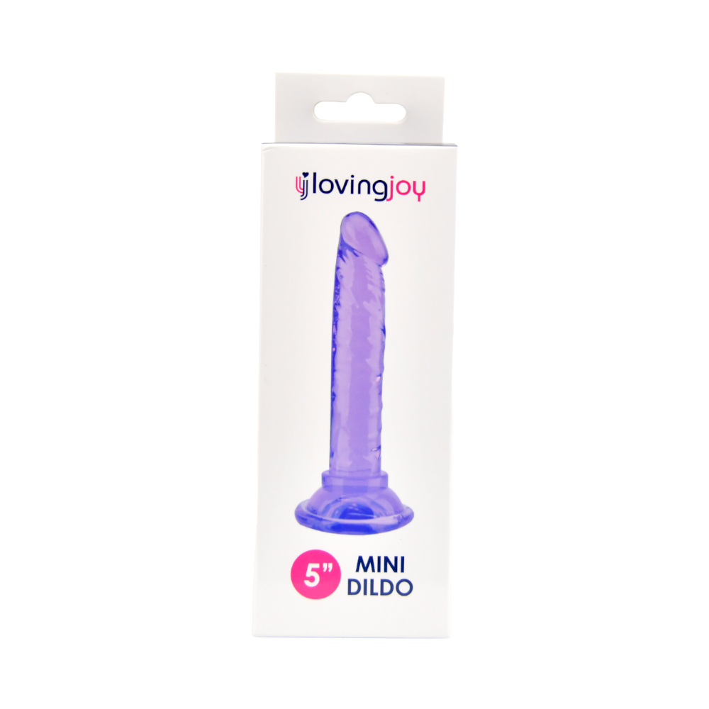 Loving Joy 5 Inch Beginners Dildo Purple dildo