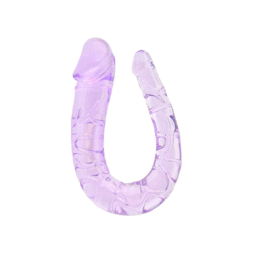Loving Joy Double Mini Dildo Purple kaksipäinen dildo