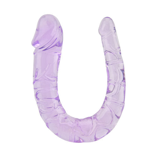 Loving Joy Double Mini Dildo Purple kaksipäinen dildo | intimi.fi