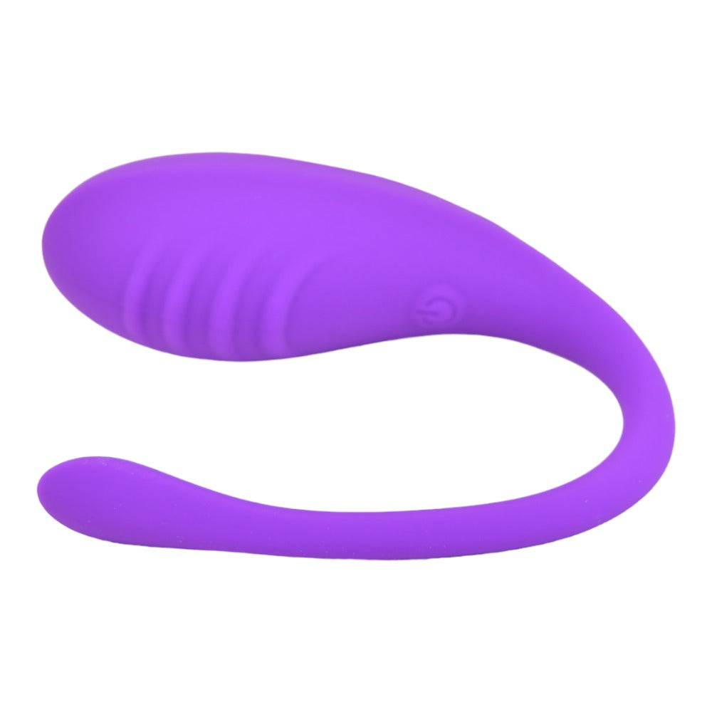 Loving Joy remote-controlled love egg vibrator in a sleek design, showcasing its smooth surface and discreet size.