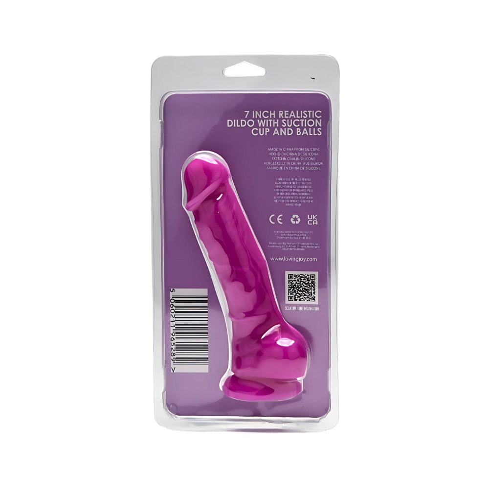 Loving Joy 7 Inch Realistic Silicone Dildo with Suction C... dildo