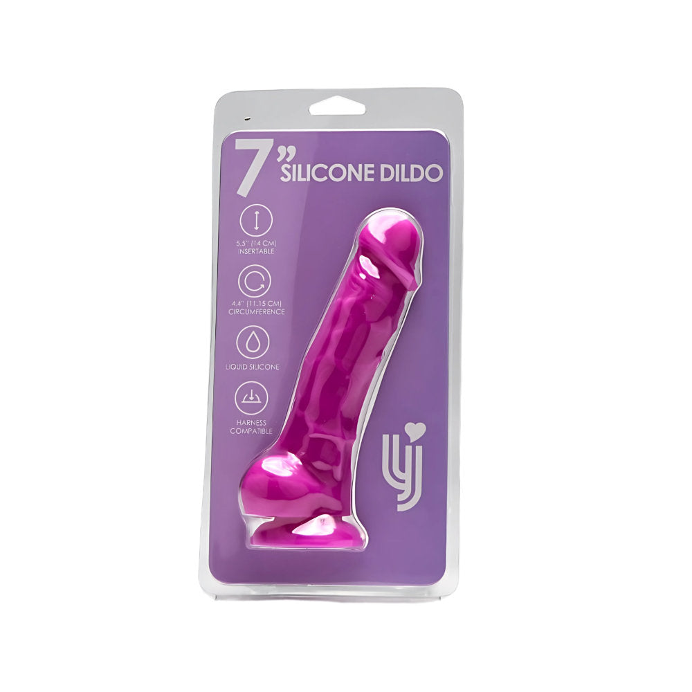 Loving Joy 7 Inch Realistic Silicone Dildo with Suction C... dildo
