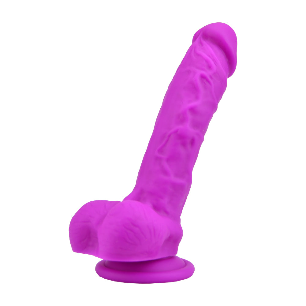 Loving Joy 8 Inch Realistic Silicone Dildo with Suction C... dildo