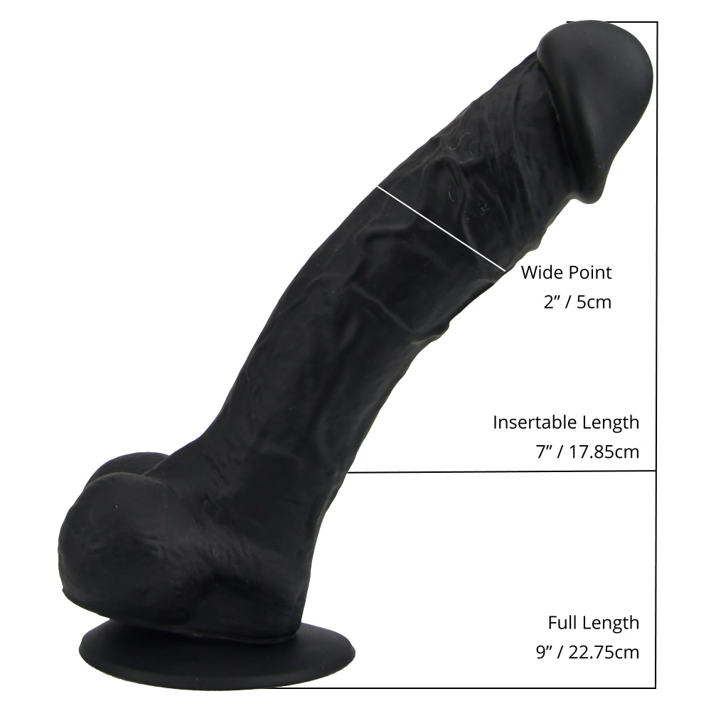 Loving Joy 9 Inch Realistic Silicone Dildo with Suction C... dildo