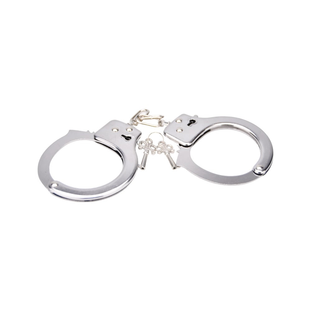 Bound to Play. Heavy Duty Metal Handcuffs bondage-kahle