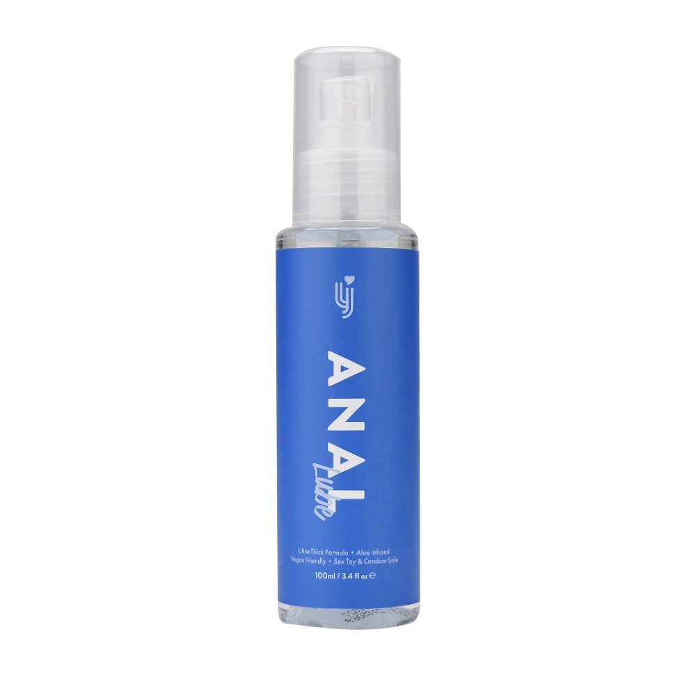 Loving Joy Aloe Infused Anal Lubricant bottle with 100ml capacity, smooth and soothing personal lubricant for intimate use