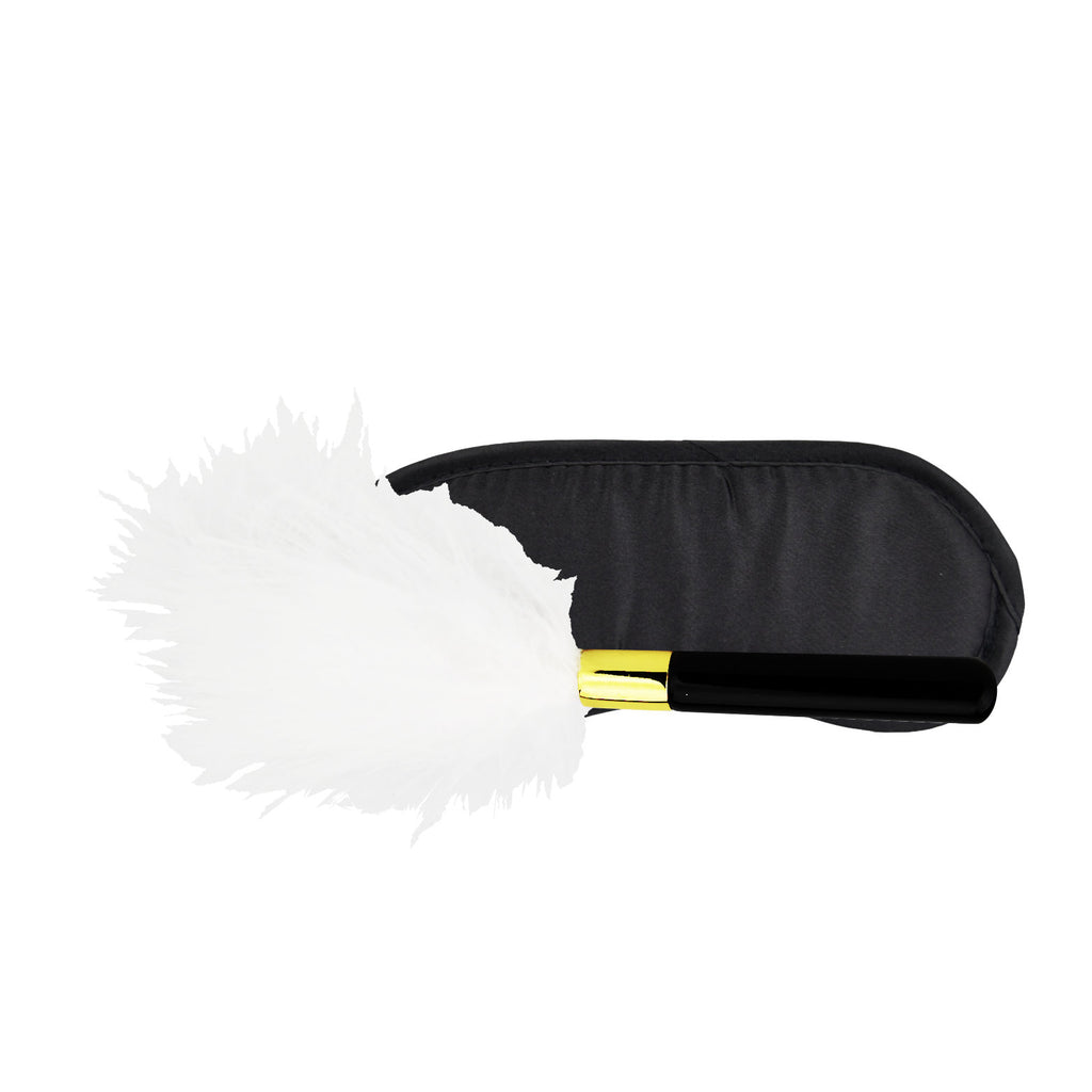 Bound to Play. Eye Mask and Feather Tickler Play Kit silmäside