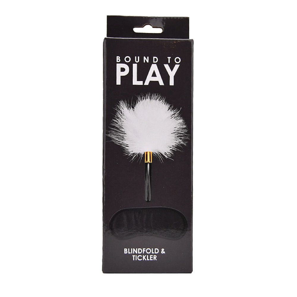 Bound to Play. Eye Mask and Feather Tickler Play Kit silmäside