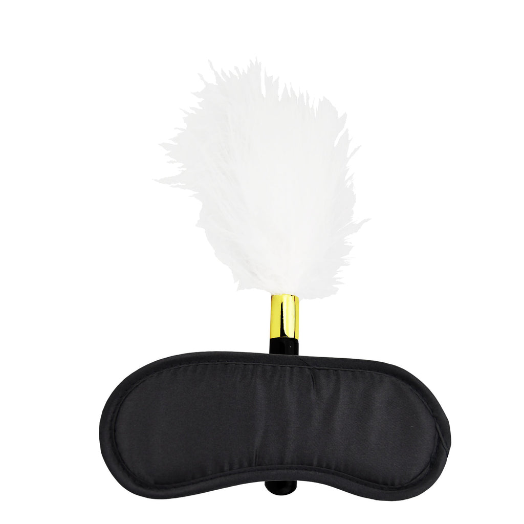 Bound to Play. Eye Mask and Feather Tickler Play Kit silmäside