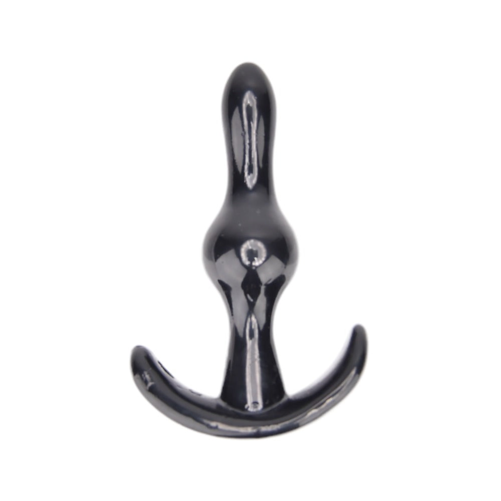 Black Loving Joy anal beads training kit featuring multiple textured silicone beads for beginner anal stimulation.