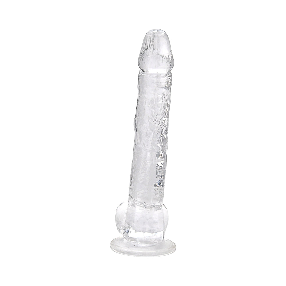 Loving Joy 11 Inch Dildo with Balls Clear dildo