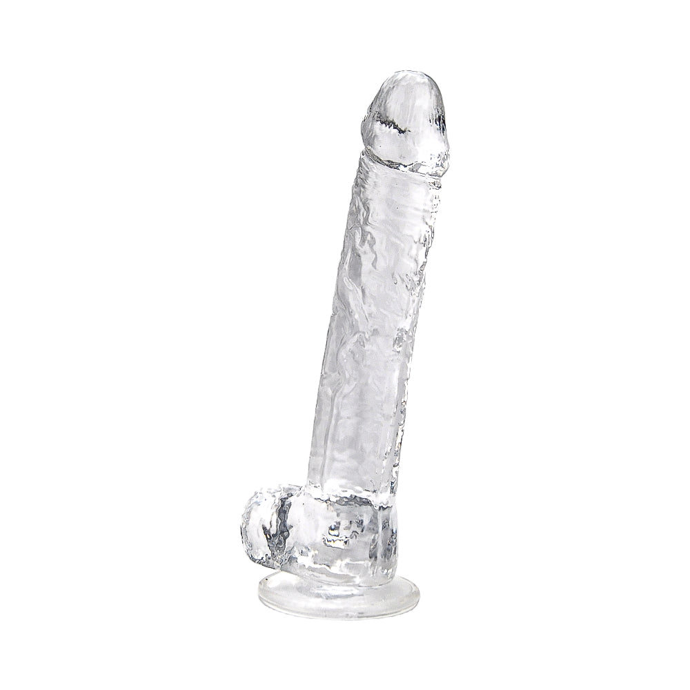 Loving Joy 11 Inch Dildo with Balls Clear dildo | intimi.fi