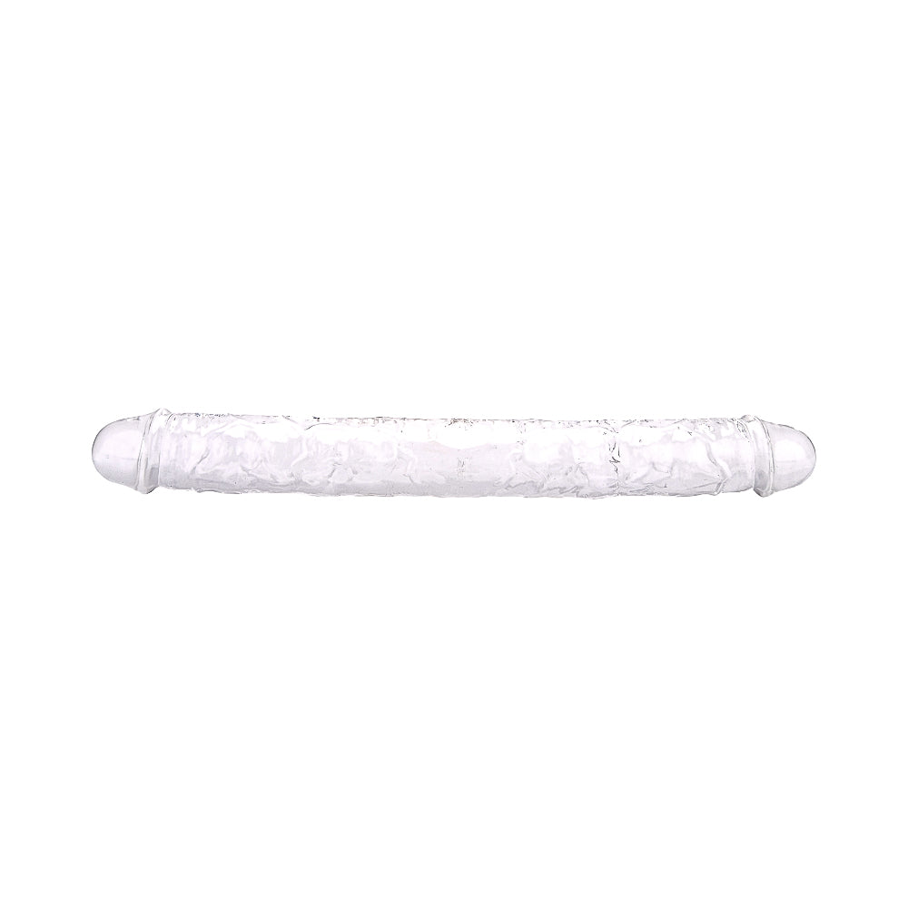 Loving Joy 15 Inch Double Ended Dildo Clear kaksipäinen dildo