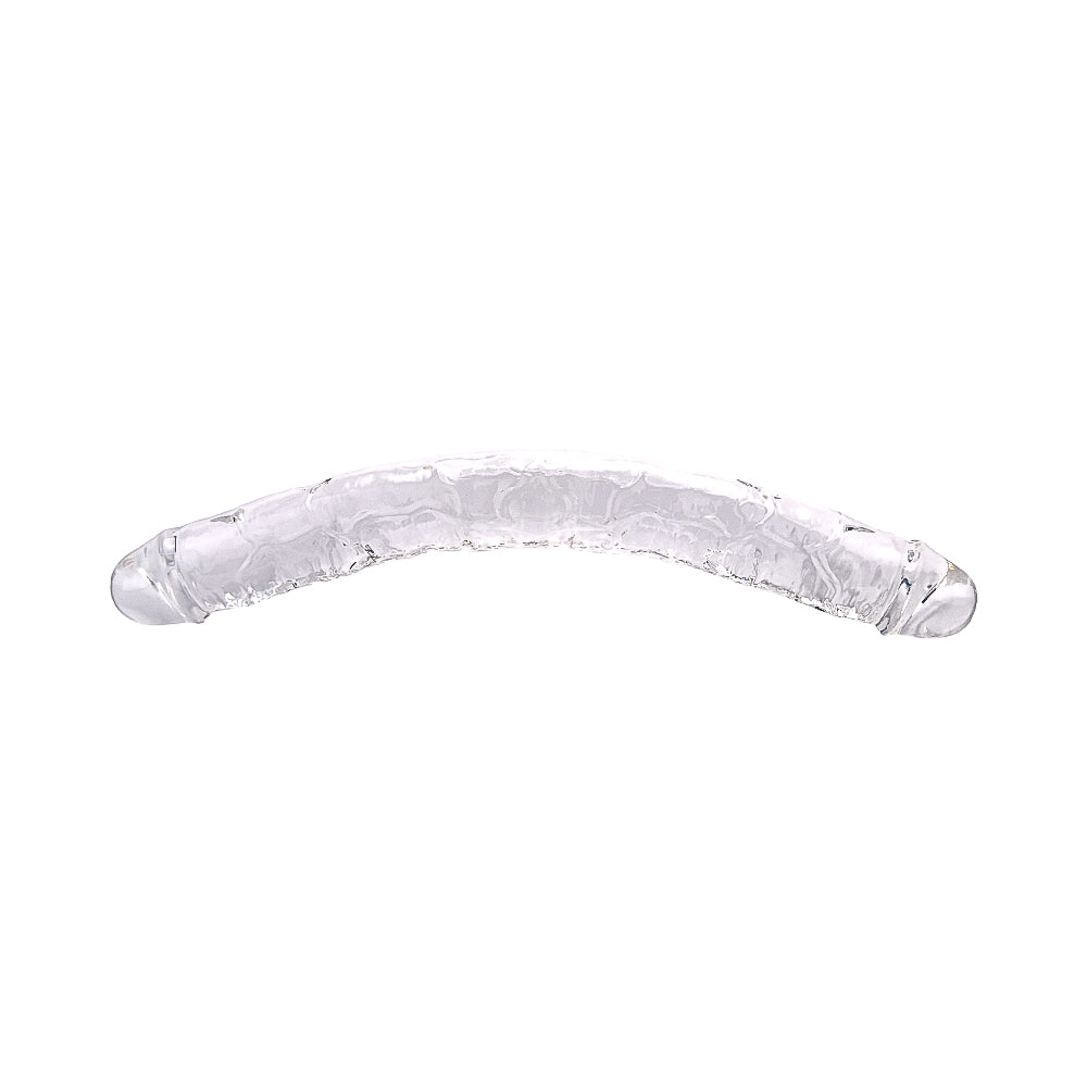 Loving Joy 15 Inch Double Ended Dildo Clear kaksipäinen dildo