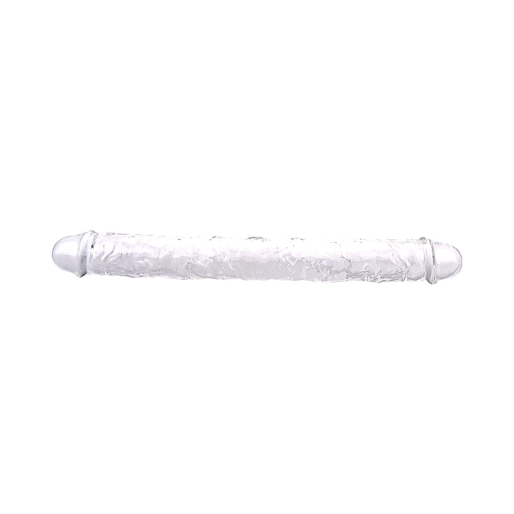 Loving Joy 15 Inch Double Ended Dildo Clear kaksipäinen dildo