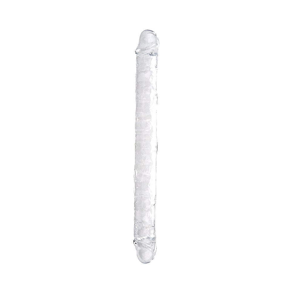 Loving Joy 18 Inch Double Ended Dildo Clear kaksipäinen dildo | intimi.fi
