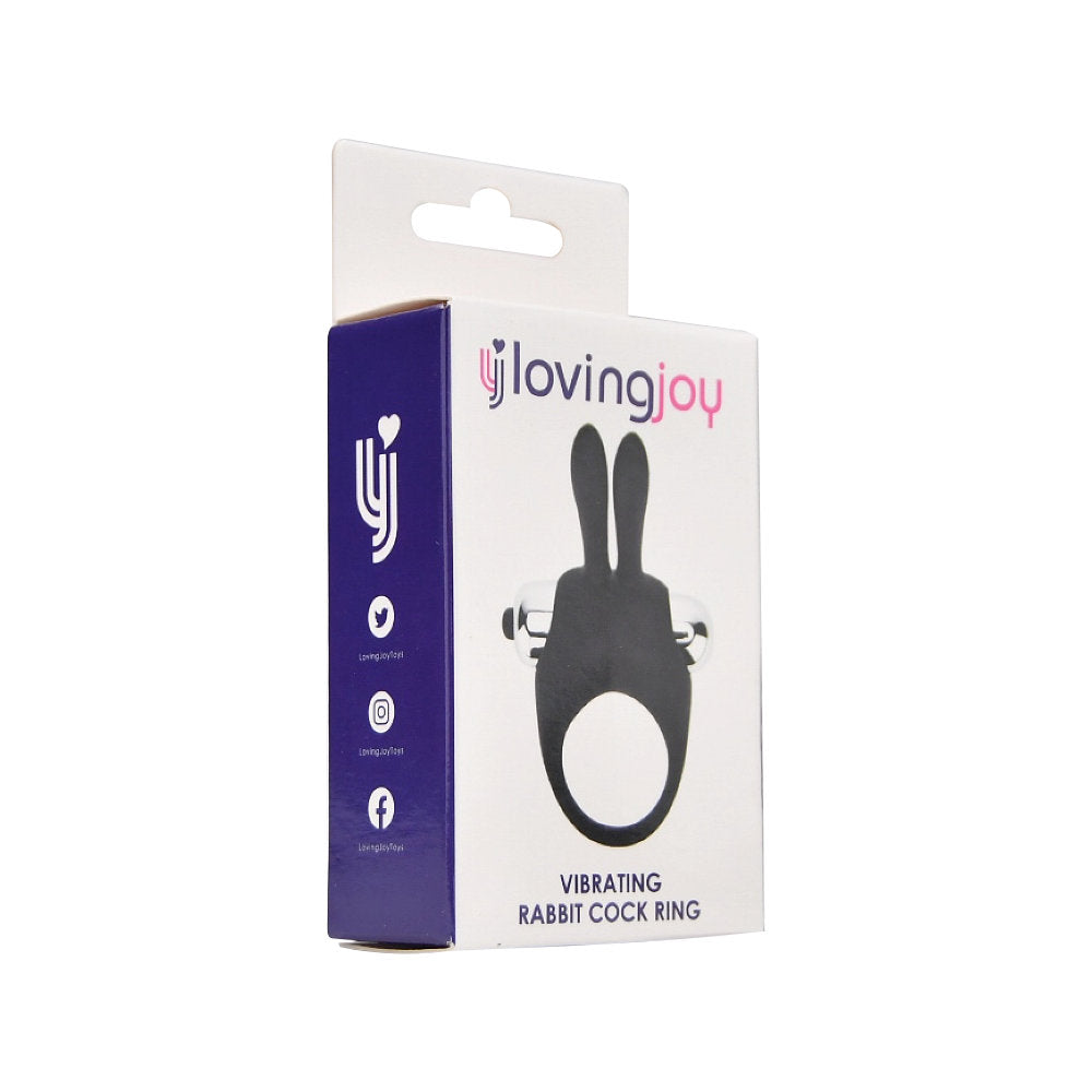Loving Joy Silicone Vibrating Rabbit Cock Ring penisrengas