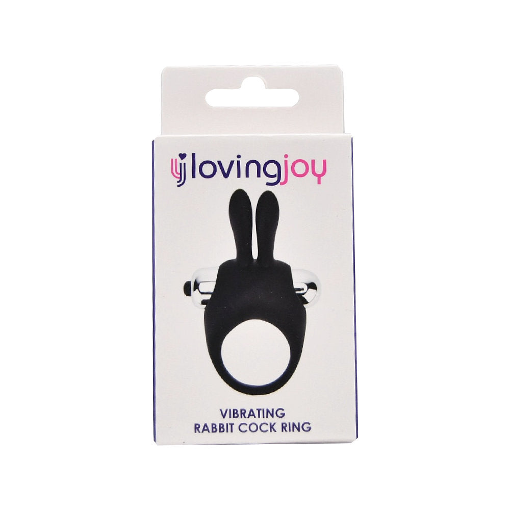 Loving Joy Silicone Vibrating Rabbit Cock Ring penisrengas