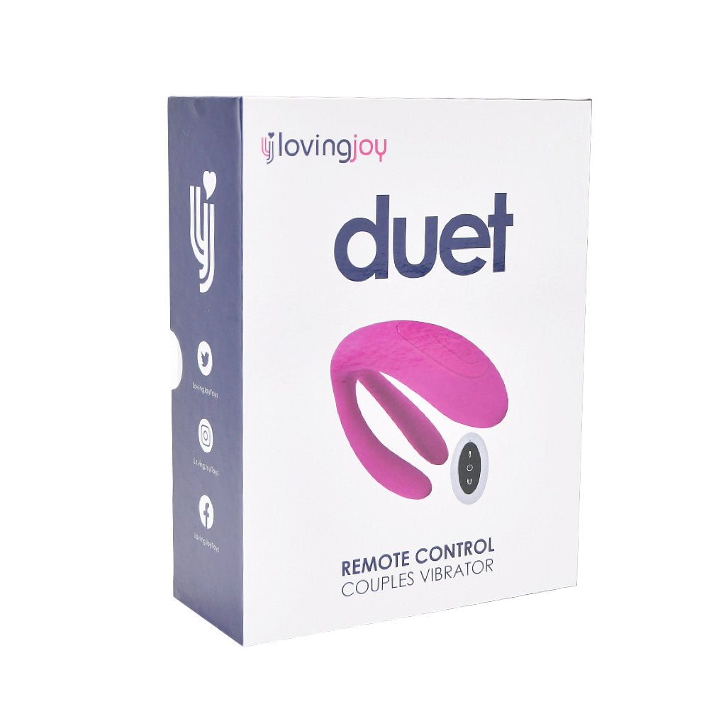 Loving Joy Duet Remote Control Couples Vibrator kaukosäädinvibraattori